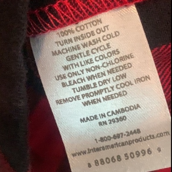 NEW 100% Cotton flannel pajamas 2-pc pants & button top womens plus sz 2X - Picture 5 of 6